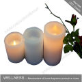 LED wax candles in different size for birthday